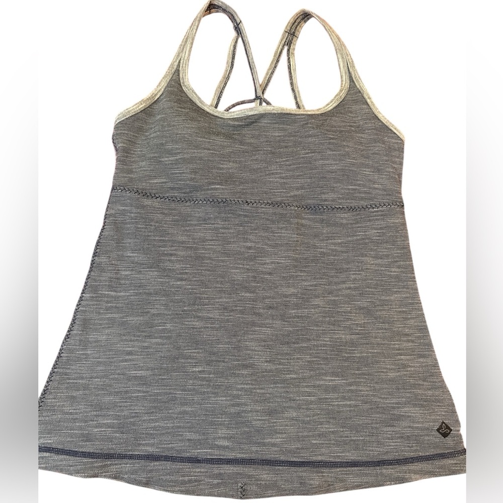 PrAna Gray Athletic Tank Top